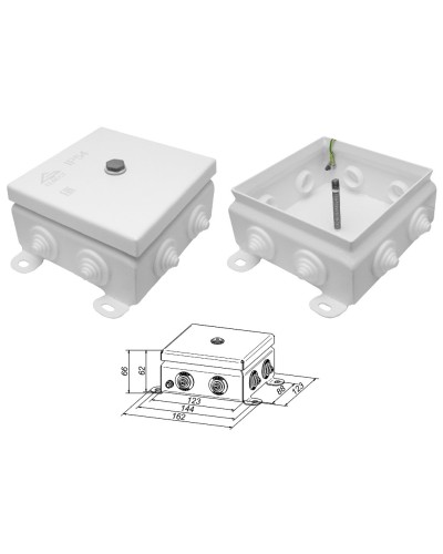 КМ IP55-1212. Коробка монтажная электротехническая. Гефест в Благовещенске
