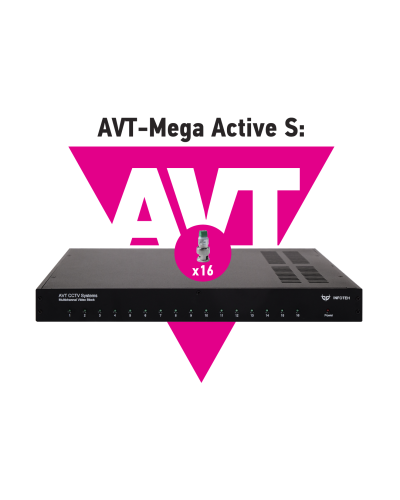 AVT-Mega Active S. 16-ти канальный комплект для передачи AHD/CVI/TVI 5Mp/4Mp/1080p. Инфотех в Благовещенске