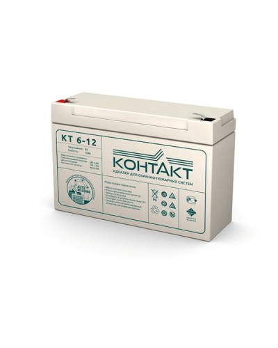 Контакт КТ 6-12. Аккумулятор герметичный свинцово-кислотный. Контакт в Благовещенске