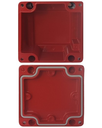 МКС Мороз, глухая, IP66/IP68, красный. Коробка коммутационная металлическая. Магнито-Контакт в Благовещенске