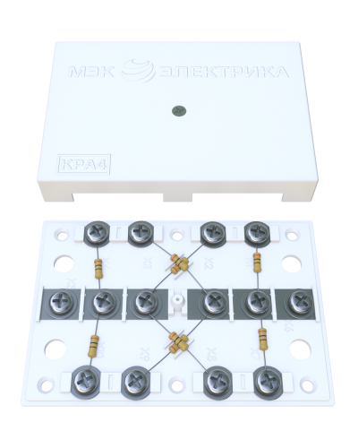 KRA-4 300 Om white (MEC42103). Коробка на 4 абонента. МЭК-Электрика в Благовещенске