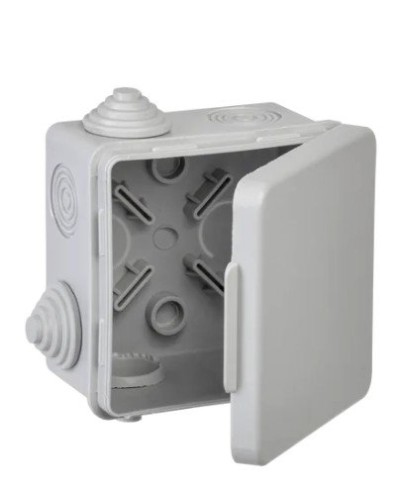 Коробка КМ 80х80х50 GENERICA (UKO31-080-080-050-K03-54G). Коробка распаячная для открытой проводки. GENERICA в Благовещенске