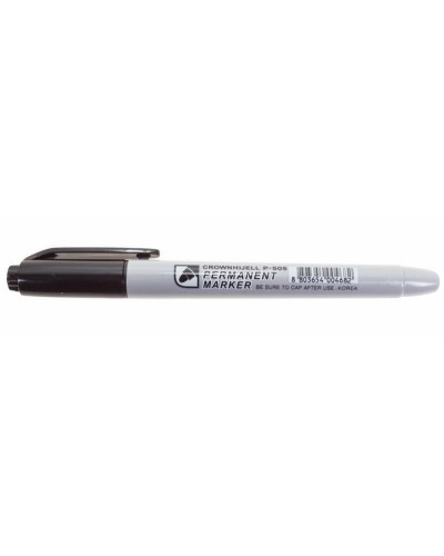 Маркер перманентный Crown «Multi Marker Slim» 2 мм, черный, пулевидный (08-8201): Ручка для маркировки в Благовещенске