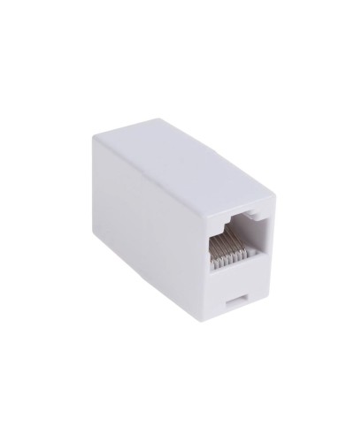 RJ-45 (розетка)-RJ-45 (розетка) (белый): Разъем распределительный в Благовещенске