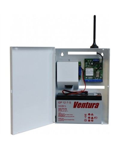 SR103-2GSM-SBK25-W Ретро (SR103-2GSM BK-7W) под АКБ 7Ач, цвет белый. Конвертор протоколов. Проксима в Благовещенске