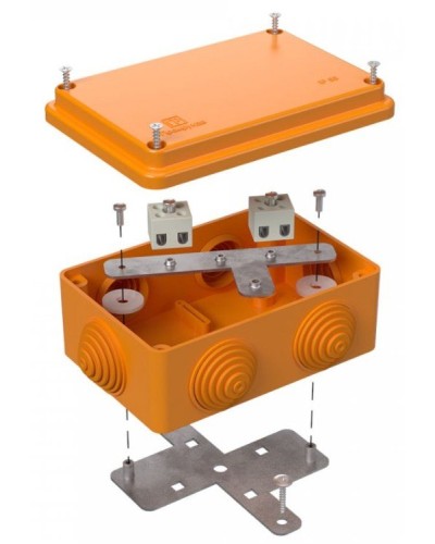 Коробка огнестойкая 120х80х50 (40-0340-FR2.5-4). Коробка огнестойкая для открытой установки. Промрукав в Благовещенске