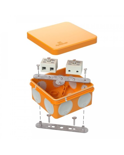Коробка огнестойкая 80х80х40 (60-0210-FR10.0-4). Коробка огнестойкая для открытой установки. Промрукав в Благовещенске