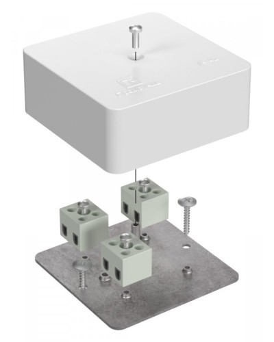 Коробка огнестойкая 75х75х30 (40-0450-FR1.5-6). Коробка огнестойкая для открытой установки. Промрукав в Благовещенске