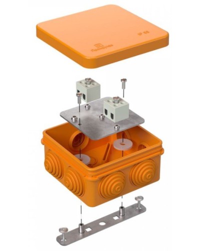 Коробка огнестойкая 80х80х40 (40-0210-FR1.5-4). Коробка огнестойкая для открытой установки. Промрукав в Благовещенске