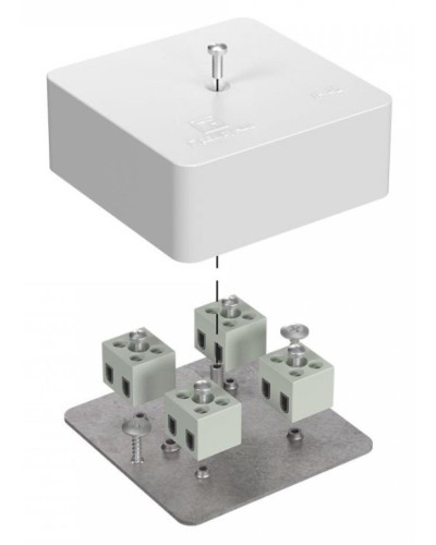 Коробка огнестойкая 75х75х30 (40-0450-FR2.5-8). Коробка огнестойкая для открытой установки. Промрукав в Благовещенске