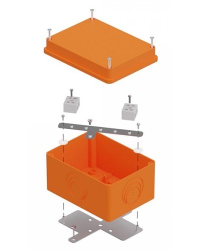 Коробка огнестойкая 150х110х90 E15-E120 для о/п (40-0351-FR10.0-4). Коробка огнестойкая для открытой установки. Промрукав в Благовещенске