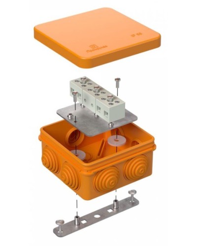 Коробка огнестойкая 80х80х40 (40-0210-FR1.5-6). Коробка огнестойкая для открытой установки. Промрукав в Благовещенске
