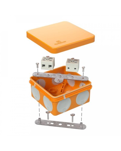 Коробка огнестойкая 80х80х40 (60-0210-FR6.0-4). Коробка огнестойкая для открытой установки. Промрукав в Благовещенске