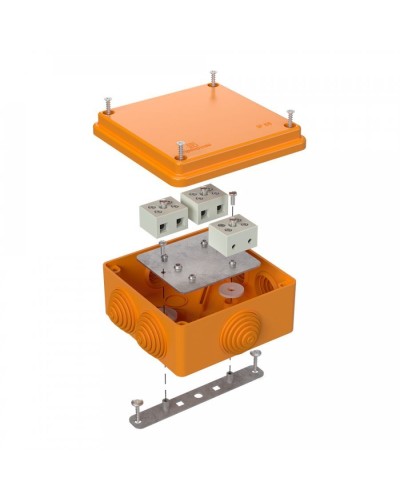 Коробка огнестойкая 100х100х50 (40-0300-FR6.0-6). Коробка огнестойкая для открытой установки. Промрукав в Благовещенске