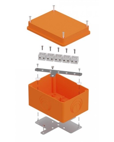 Коробка огнестойкая 150х110х90 E15-E120 для о/п (40-0351-FR1.5-10). Коробка огнестойкая для открытой установки. Промрукав в Благовещенске