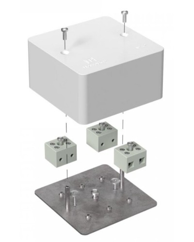 Коробка огнестойкая 103х103х45 (40-0470-FR2.5-6). Коробка огнестойкая для открытой установки. Промрукав в Благовещенске