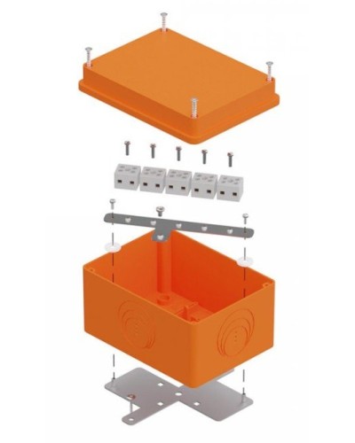 Коробка огнестойкая 150х110х90 E15-E120 для о/п (40-0351-FR2.5-10). Коробка огнестойкая для открытой установки. Промрукав в Благовещенске