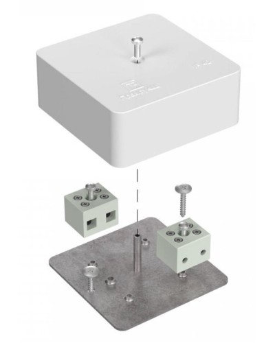 Коробка огнестойкая 75х75х30 (40-0450-FR1.5-4). Коробка огнестойкая для открытой установки. Промрукав в Благовещенске