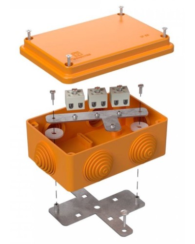 Коробка огнестойкая 120х80х50 (40-0340-FR2.5-6). Коробка огнестойкая для открытой установки. Промрукав в Благовещенске