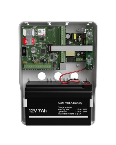 Mega v.5 LTE в корпусе (под АКБ 1,2-7 Ач с БРП 12V 2,5А). Панель охранная радиоканальная. Ритм в Благовещенске