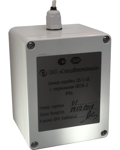 ZB-5-QC с DRTB-2 исп.02. Монтажная зонная коробка. Спецавтоматика, Москва в Благовещенске