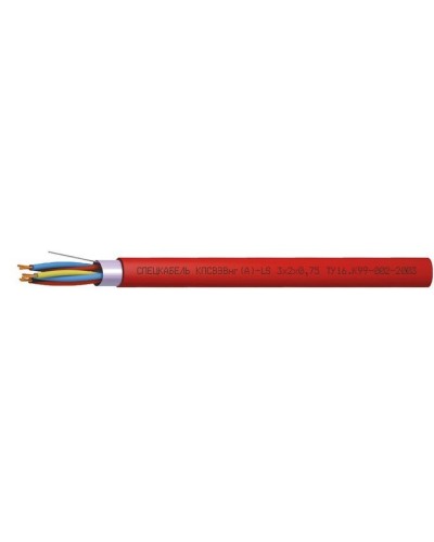 КПСВЭВнг(А)-LS 5х2х0,75 (Спецкабель). Кабель симметричный для систем сигнализации и управления, групповой прокладки, с пониженным дымо- и газовыделением. Спецкабель в Благовещенске