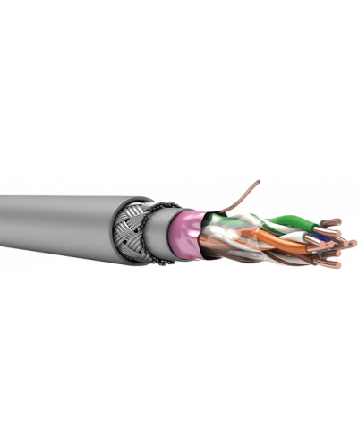 TechnoLAN F/UTP SWA PS Cat 5e ZH нг(A)-HF 2x2x0,52. Кабель «витая пара» (LAN) для структурированных систем связи. СПКБ-Техно в Благовещенске