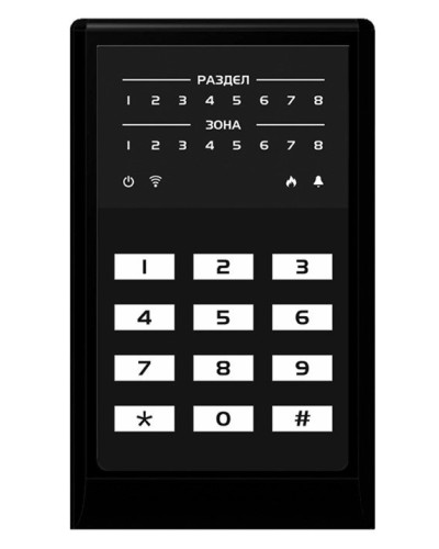 МИРАЖ-КД-04 (black). Кнопочная кодовая панель. Стелс НПП в Благовещенске