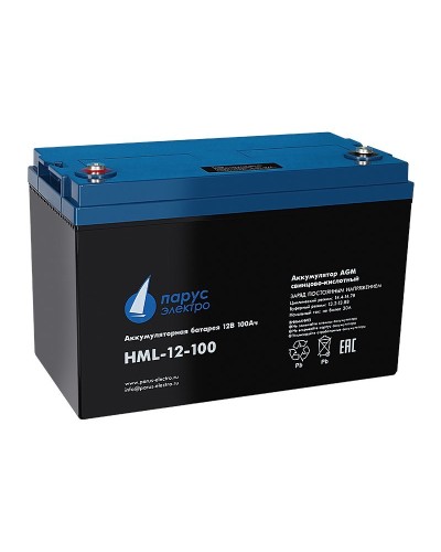 HML-12-100. Аккумулятор герметичный свинцово-кислотный. Связь инжиниринг в Благовещенске
