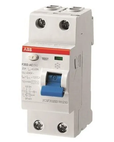 F202 AC-63/0,03 (2CSF202001R1630). Выключатель дифференциального тока (УЗО). ABB в Благовещенске