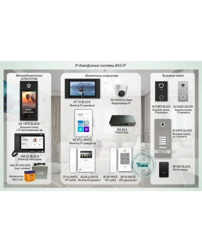 ДМФ-004. IP-домофонные системы BAS-IP. BAS-IP в Благовещенске