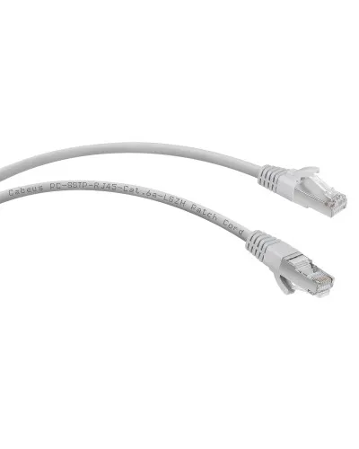 PC-SSTP-RJ45-Cat.6a-1m-LSZH (7901c), серый. Патч-корд медный. CABEUS в Благовещенске