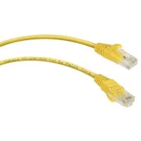 PC-UTP-RJ45-Cat.6-0.5m-YL (8704c), желтый. Патч-корд медный. CABEUS