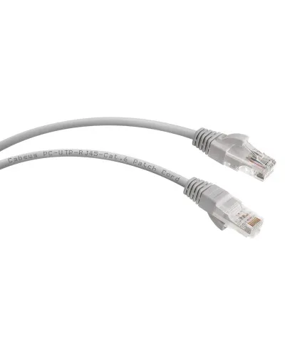 PC-UTP-RJ45-Cat.6-20m (8791c), серый. Патч-корд медный. CABEUS в Благовещенске