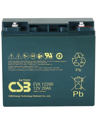 CSB EVX 12200. Аккумулятор герметичный свинцово-кислотный. CSB в Благовещенске