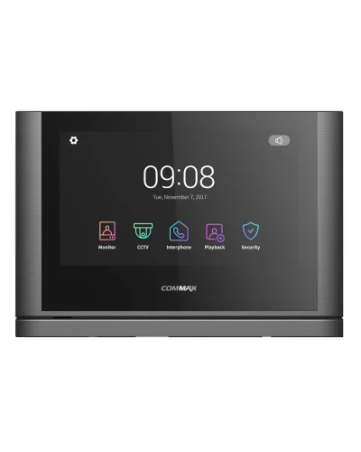 CDV-1024MA/VZ (темное серебро) Black Smog. Монитор видеодомофона цветной. Commax в Благовещенске