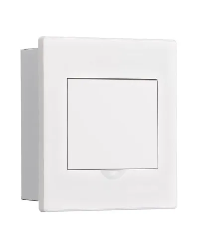 Корпус ЩРВ-М 4 модуля IP41 встраиваемый белая дверь (31100DEK). Корпус пластиковый. DEKraft в Благовещенске