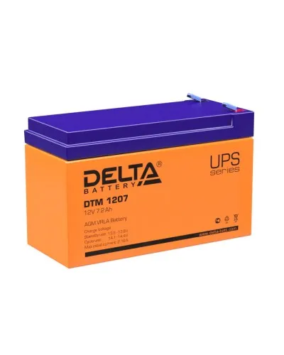 Delta DTM 1207. Аккумулятор герметичный свинцово-кислотный. Delta в Благовещенске