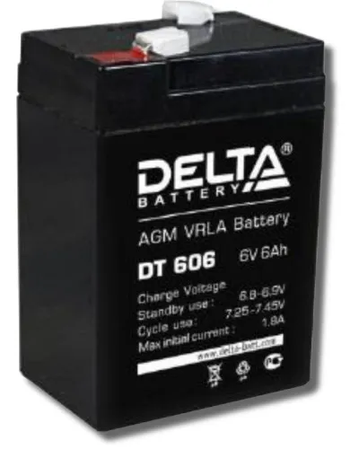Delta DT 606. Аккумулятор герметичный свинцово-кислотный. Delta в Благовещенске