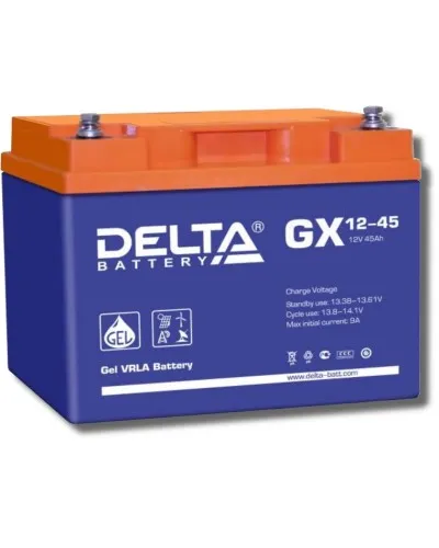 Delta GX 12-45. Аккумулятор герметичный свинцово-кислотный. Delta в Благовещенске