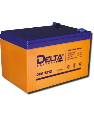 Delta DTM 1212. Аккумулятор герметичный свинцово-кислотный. Delta в Благовещенске