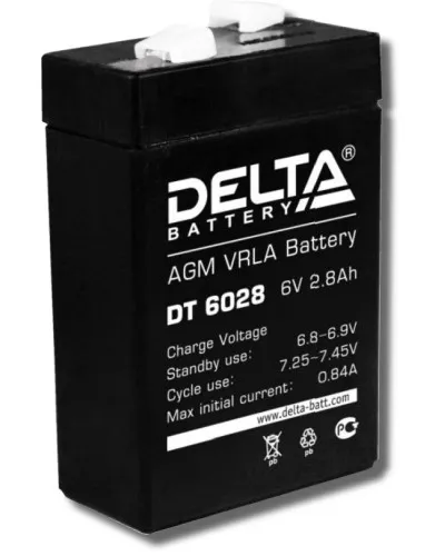 Delta DT 6028. Аккумулятор герметичный свинцово-кислотный. Delta в Благовещенске