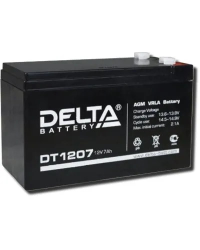 Delta DT 1207. Аккумулятор герметичный свинцово-кислотный. Delta в Благовещенске