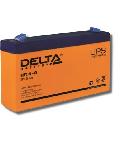 Delta HR 6-9. Аккумулятор герметичный свинцово-кислотный. Delta в Благовещенске