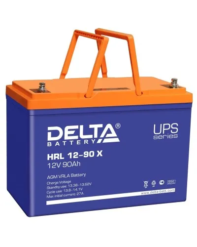 Delta HRL 12-90 X. Аккумулятор герметичный свинцово-кислотный. Delta в Благовещенске