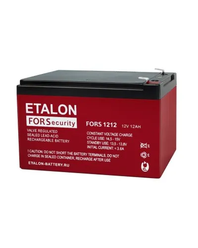 ETALON FORS 1212. Аккумулятор герметичный свинцово-кислотный. ETALON в Благовещенске