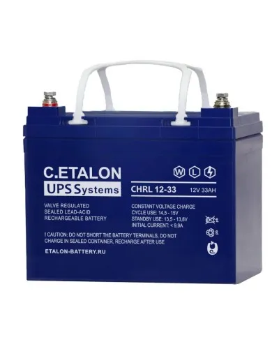 C.ETALON CHRL 12-33. Аккумулятор герметичный свинцово-кислотный. ETALON в Благовещенске