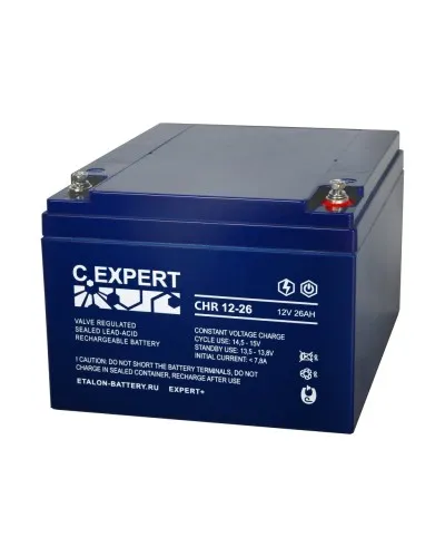 C.EXPERT CHR 12-26. Аккумулятор герметичный свинцово-кислотный. EXPERT в Благовещенске