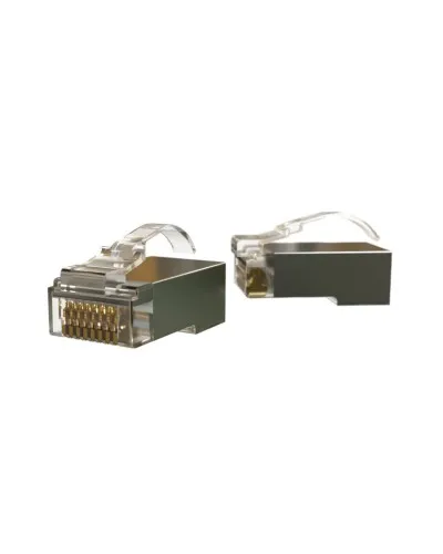 PLEZ-8P8C-UA-C6-SH-100 (100 шт). Разъем RJ-45. Hyperline в Благовещенске