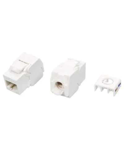 KJ8-8P8C-C6-180-TLS-WH. Вставка Keystone Jack RJ-45. Hyperline в Благовещенске